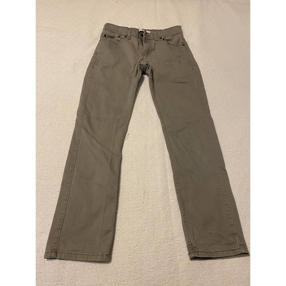 Levi's 511 Slim Fit Mid-Rise Straight-Leg Women's Size 14 Gray Denim Jeans - Picture 1 of 16